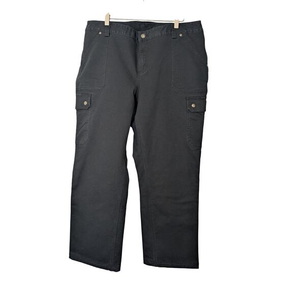 Duluth Trading Co. DuluthFlex Fire Hose Relaxed Lined Cargo Pants Mens 20 x 31 - Picture 1 of 6
